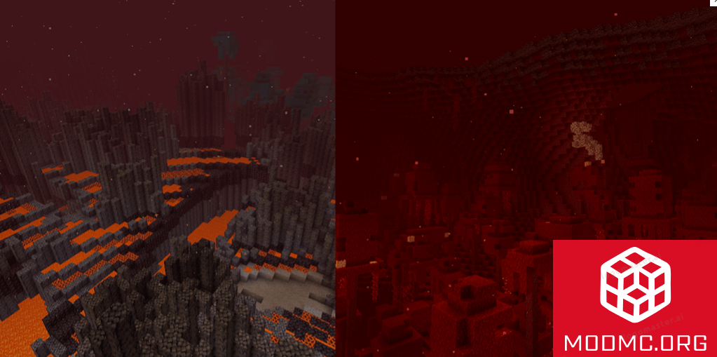 Ад из Мода на Ланшдшафт в Майкнрафт