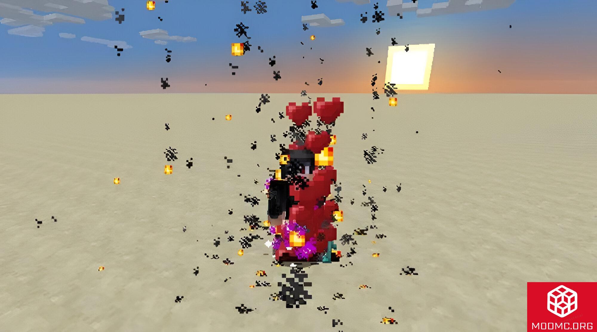 Аура из Мода на Частицы в Майнкрафт