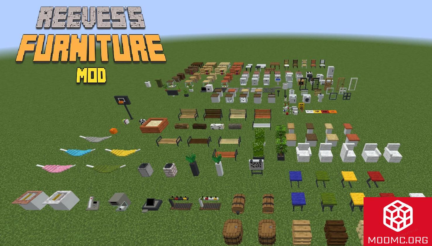 Предметы из Мода на Мебель в Майнкрафт