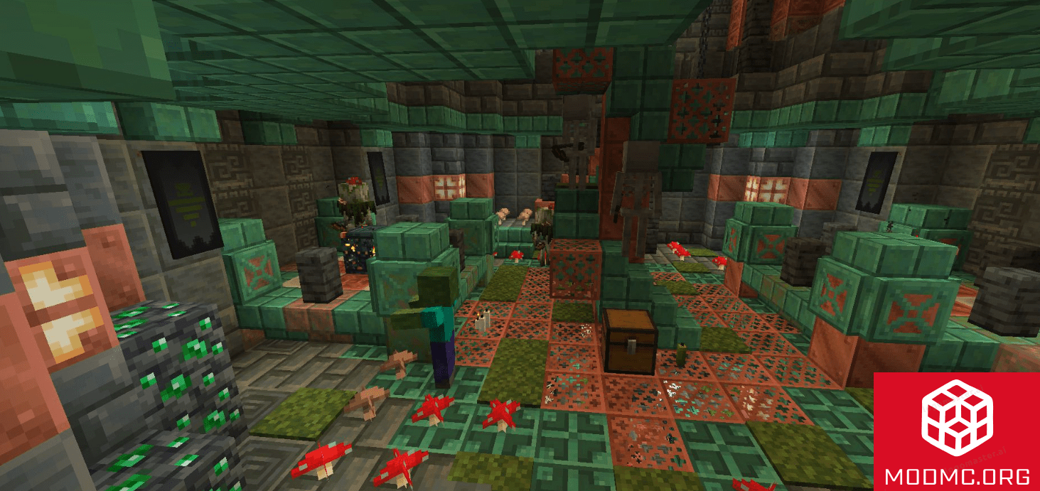 Комната из Мода на Здания в Майнкрафт 1.21.5