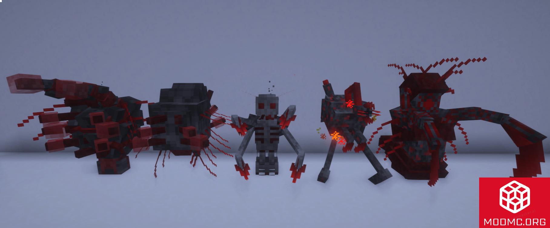 Мобы из Мода на Вирус в Майнкрафт