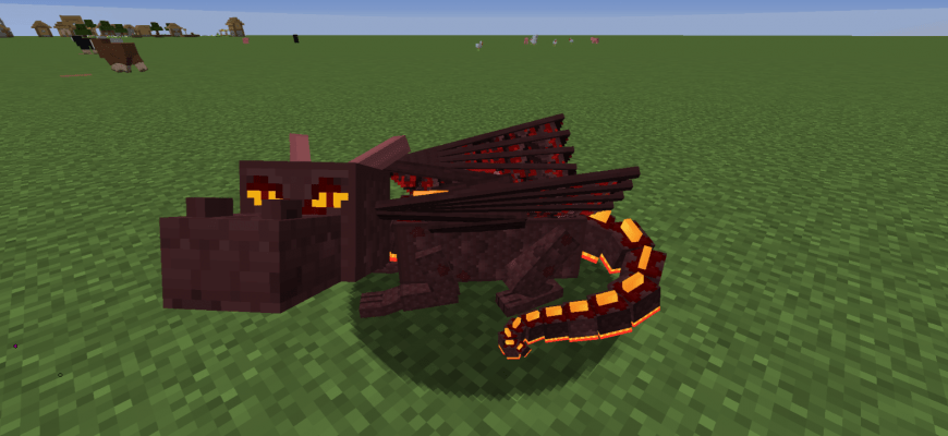 Скачать Мод на Драконов в Майнкрафт