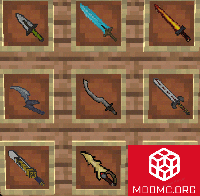 Мечи из Мода Spellswords в Майнкрафт 1.21.5