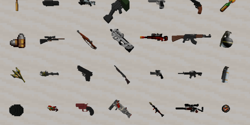 Скачать Мод на Оружие в Майнкрафт 1.21.5