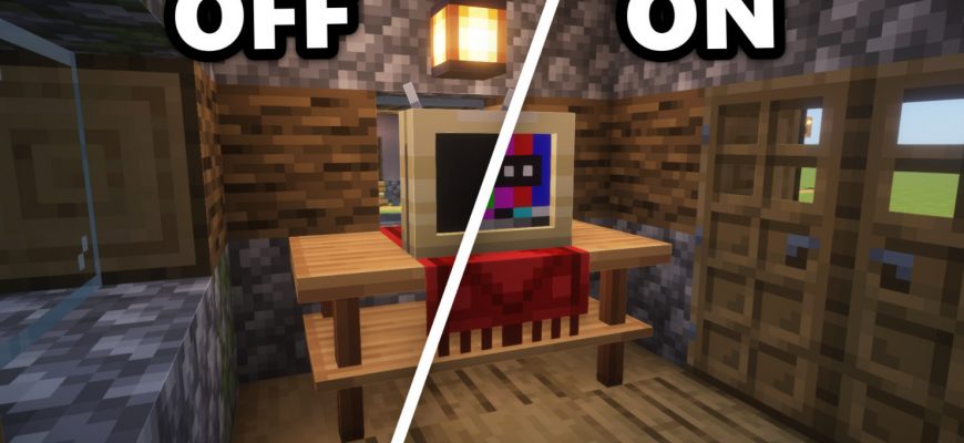 Скачать Мод на Телевизор в Майнкрафт