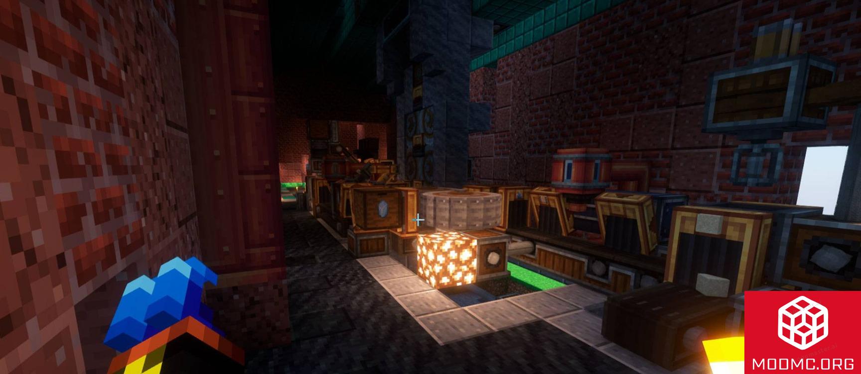 Механизмы из Мода на Боссов в Майнкрафт