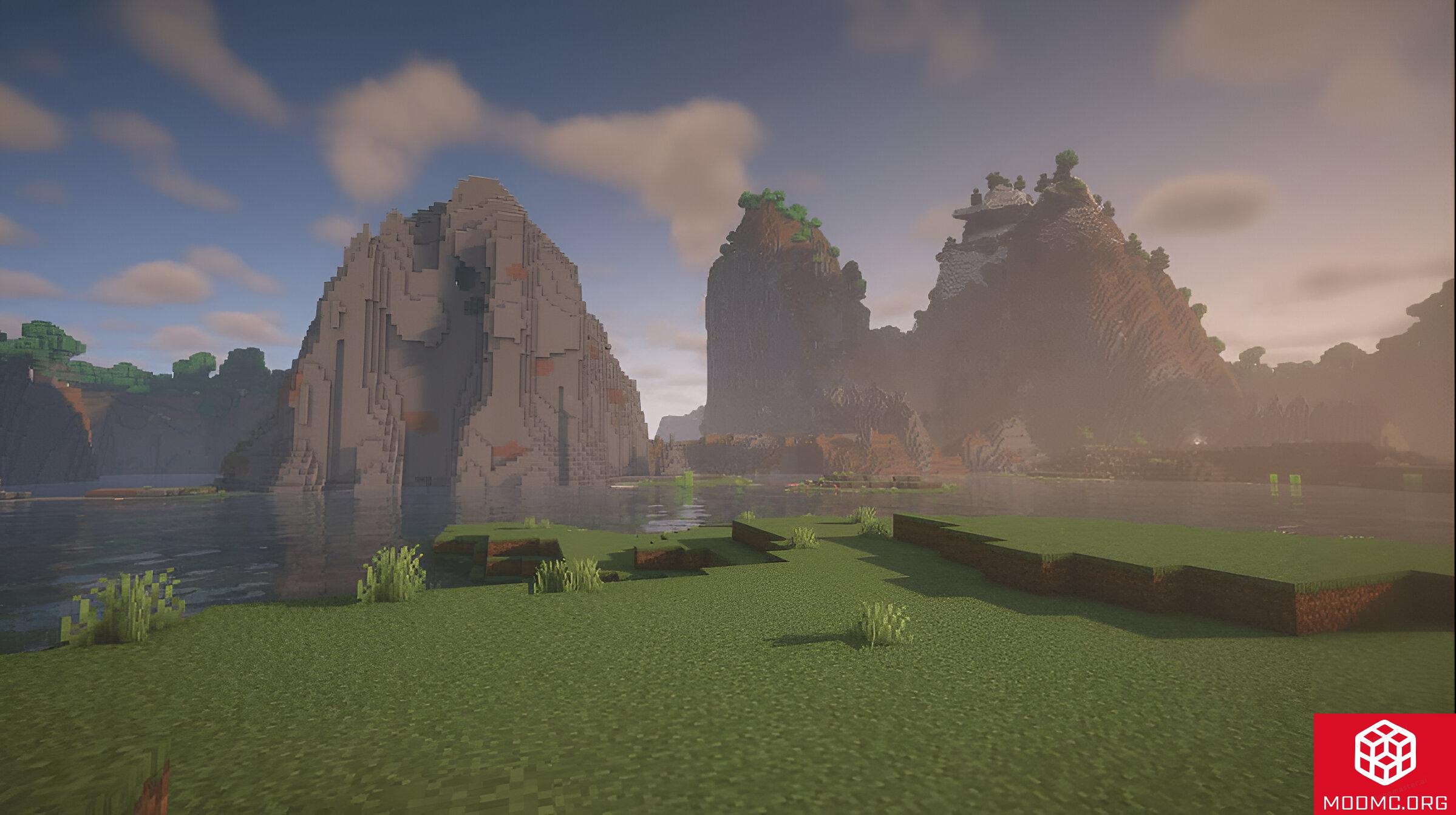 Равнины из Мода на Красивую Генерацию в Майнкрафт