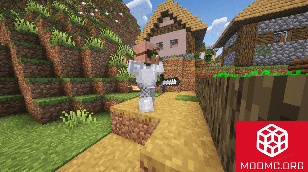 Стражник из Мода на Жителей в Майнкрафт 1.21.5