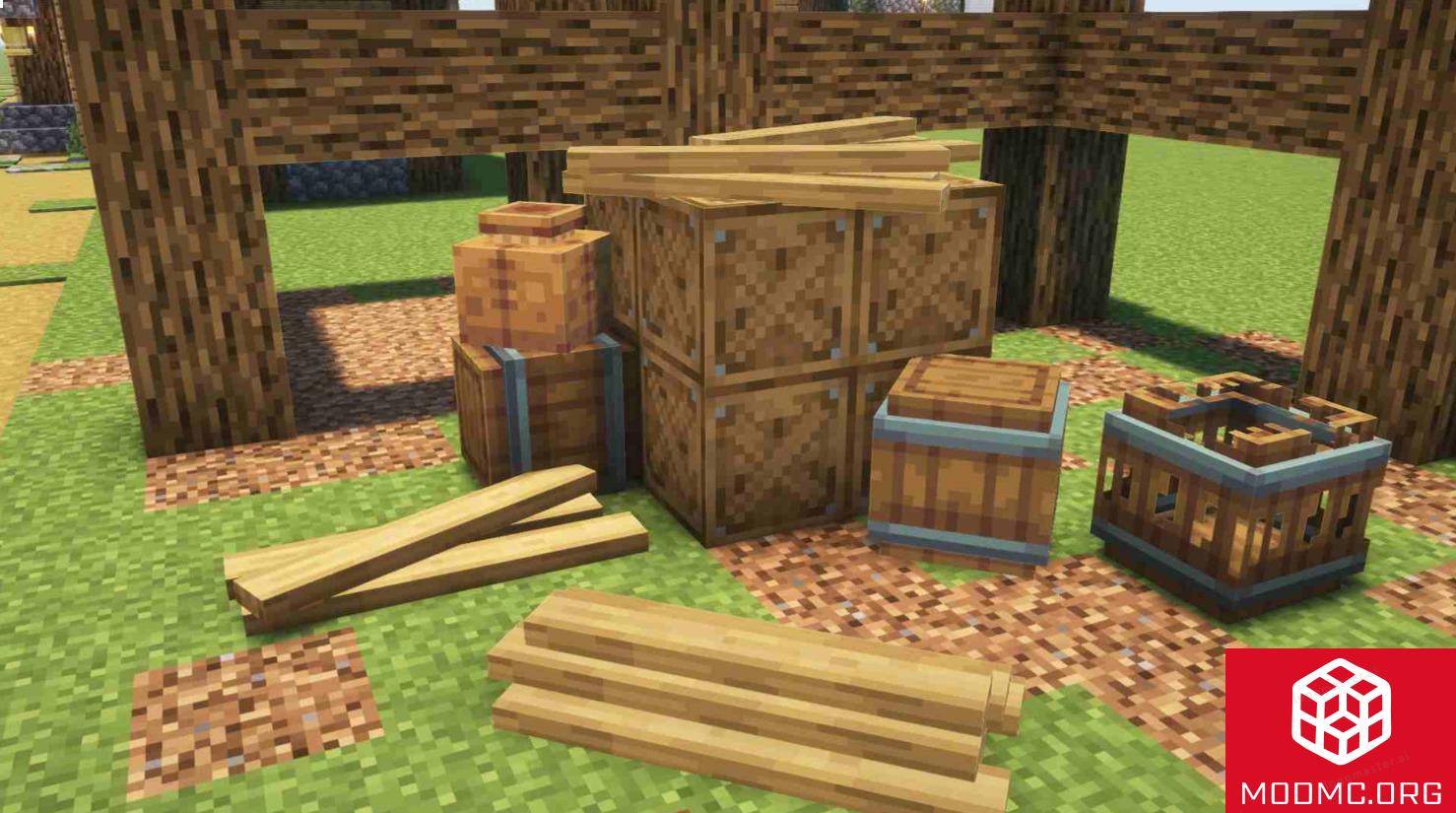 Бочки из Мода на Телевизор в Майнкрафт