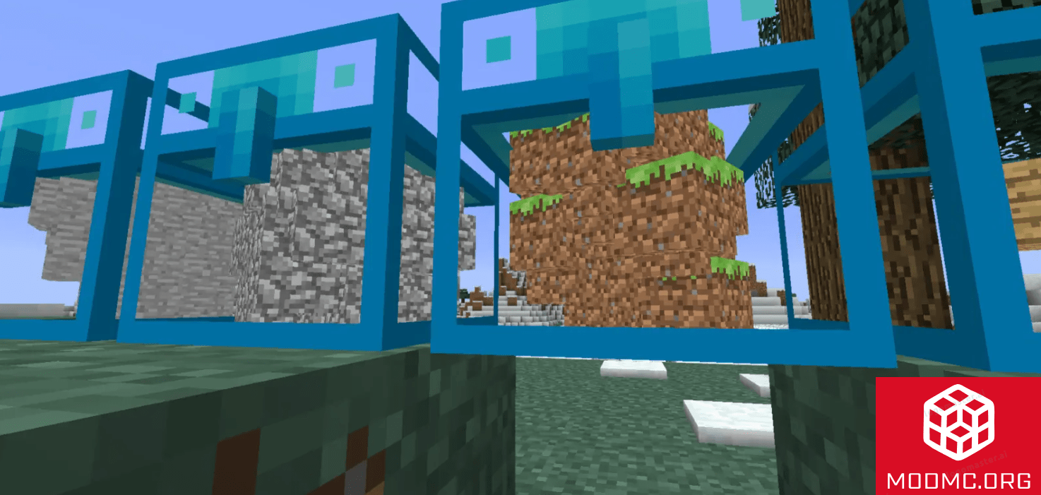 Кристалический Сундук из Мода Iron Chests в Майнкрафт 1.21.4