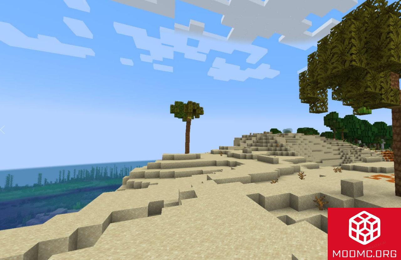 Лес из Мода на Природу в Майнкрафт