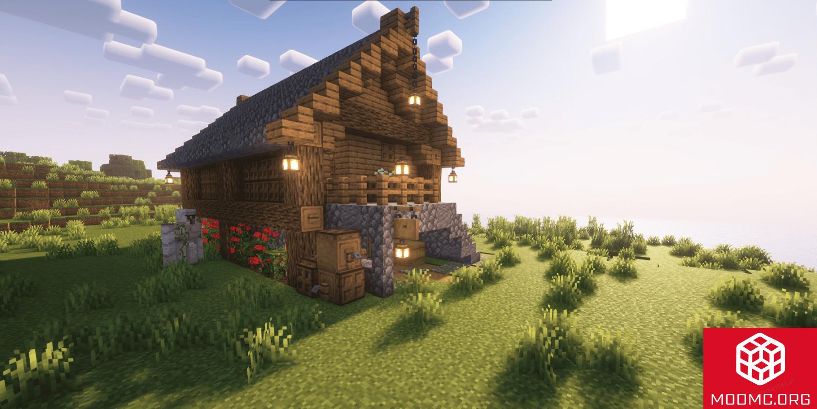 Локации из Мода на Строения в Майнкрафт