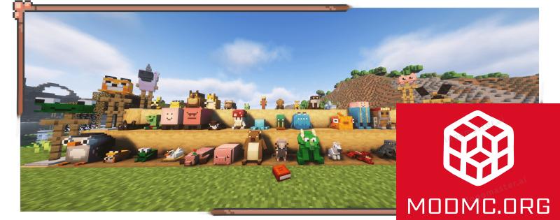 Фигурки из Мода Plushables в Майнкрафт