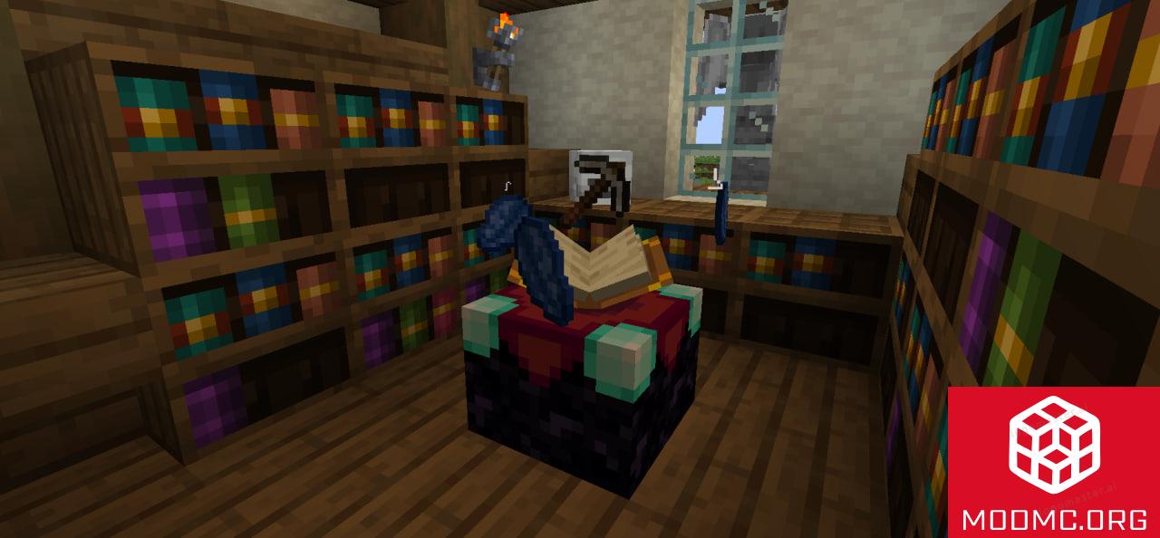 Новые Текстуры из Мода на Книжные Полки в Майнкрафт