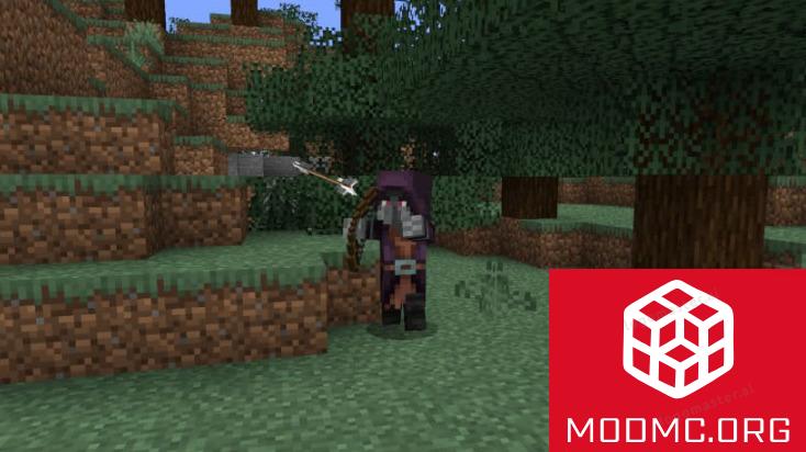 Лучник из Мода на Удаленных Мобов в Майнкрафт
