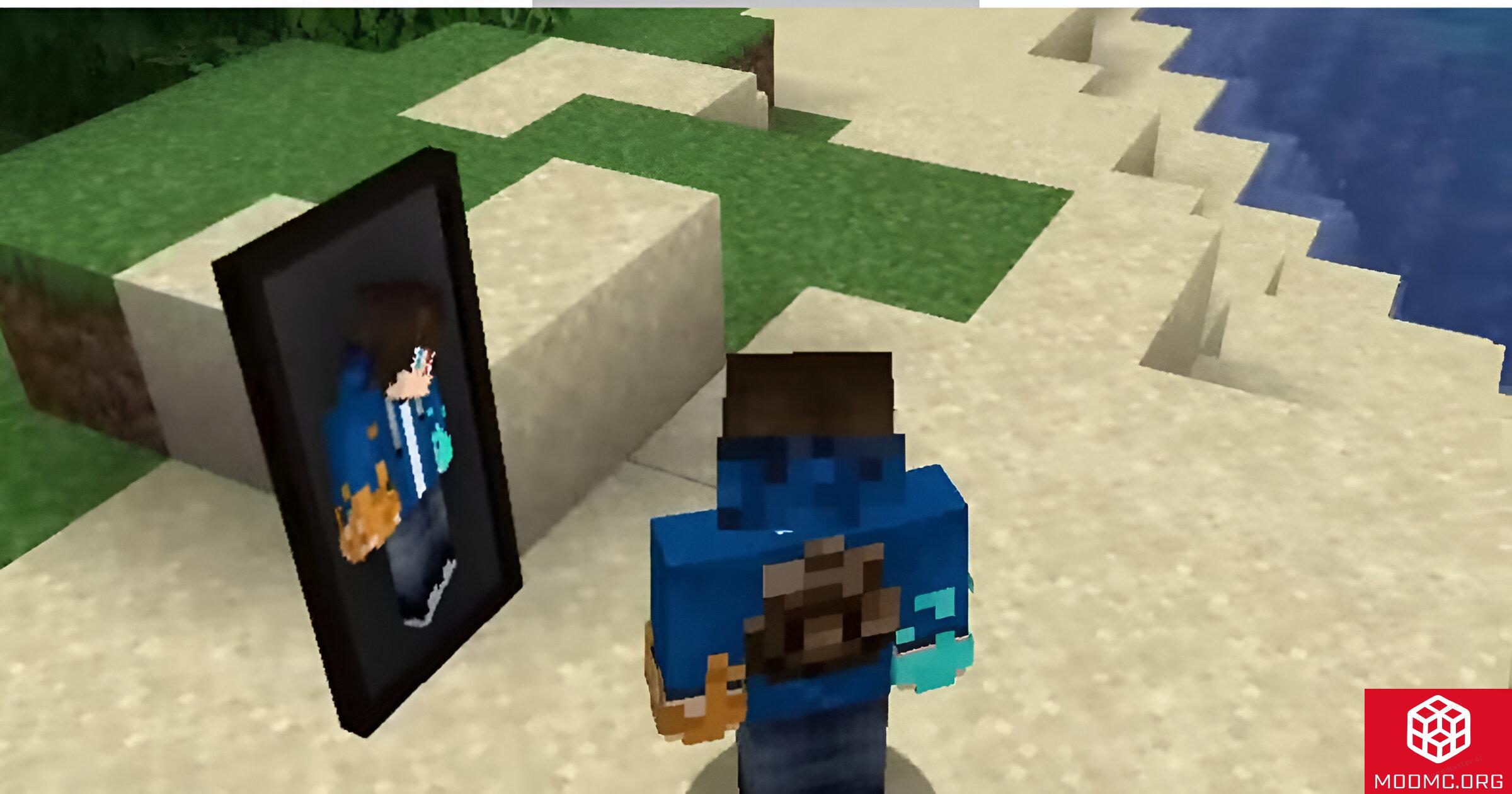 Зеркало из Мода The Magic Mirror в Майнкрафт