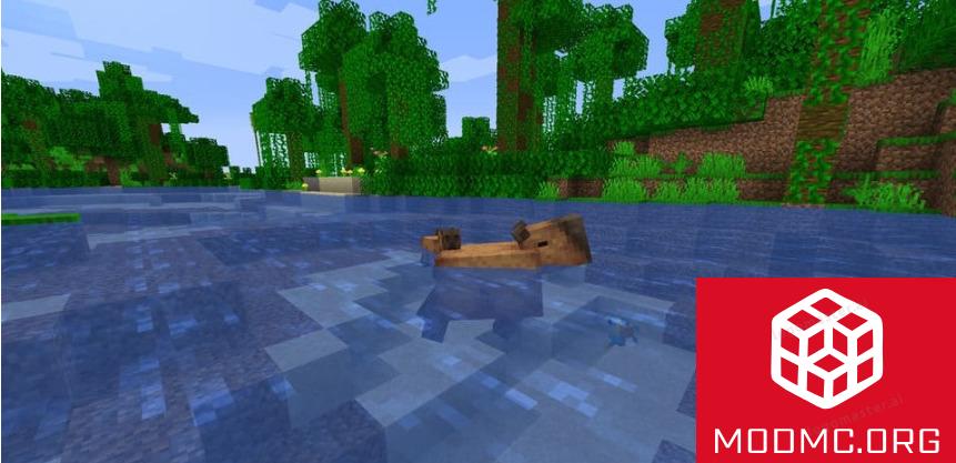 Капибара из Мода Capybara в Майнкрафт