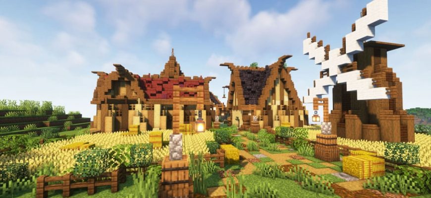 Скачать Мод на Новые Деревни в Майнкрафт