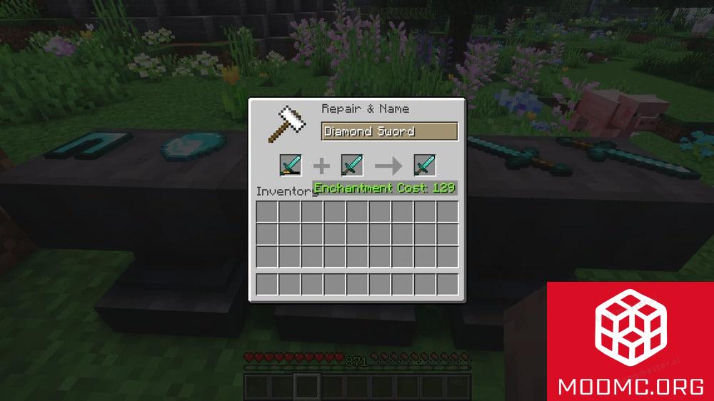 Предметы из Мода на Наковальню в Майнкрафт