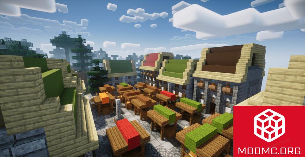 Деревни из Мода на Город в Майнкрафт