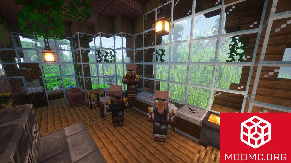 Структуры из Мода на Дома в Майнкрафт