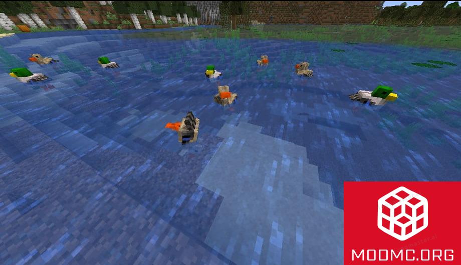 Мобы из Мода на Уток в Майнкрафт