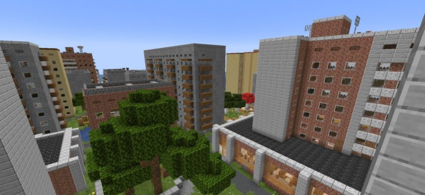 Скачать Мод на Город в Майнкрафт