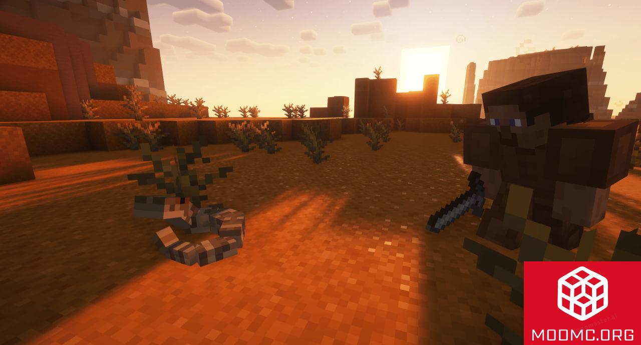 Животные из Мода на Животных в Майнкрафт