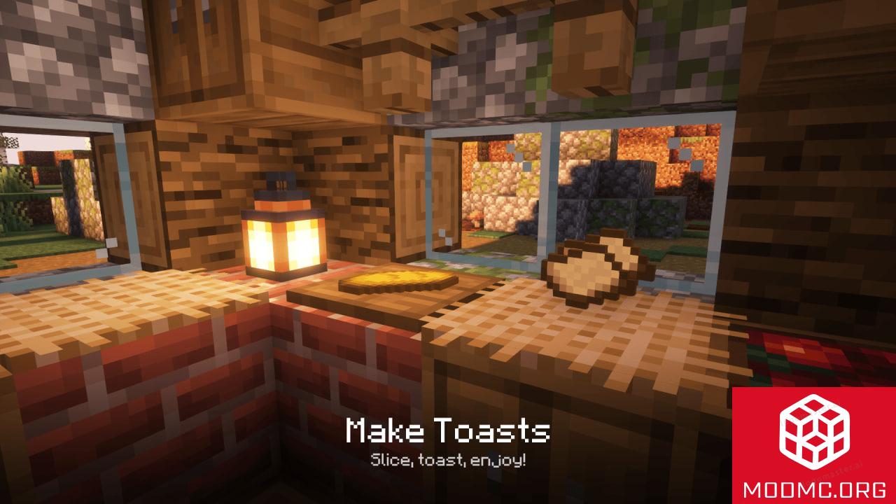 Блюда из Мода на Новую Еду в Майнкрафт