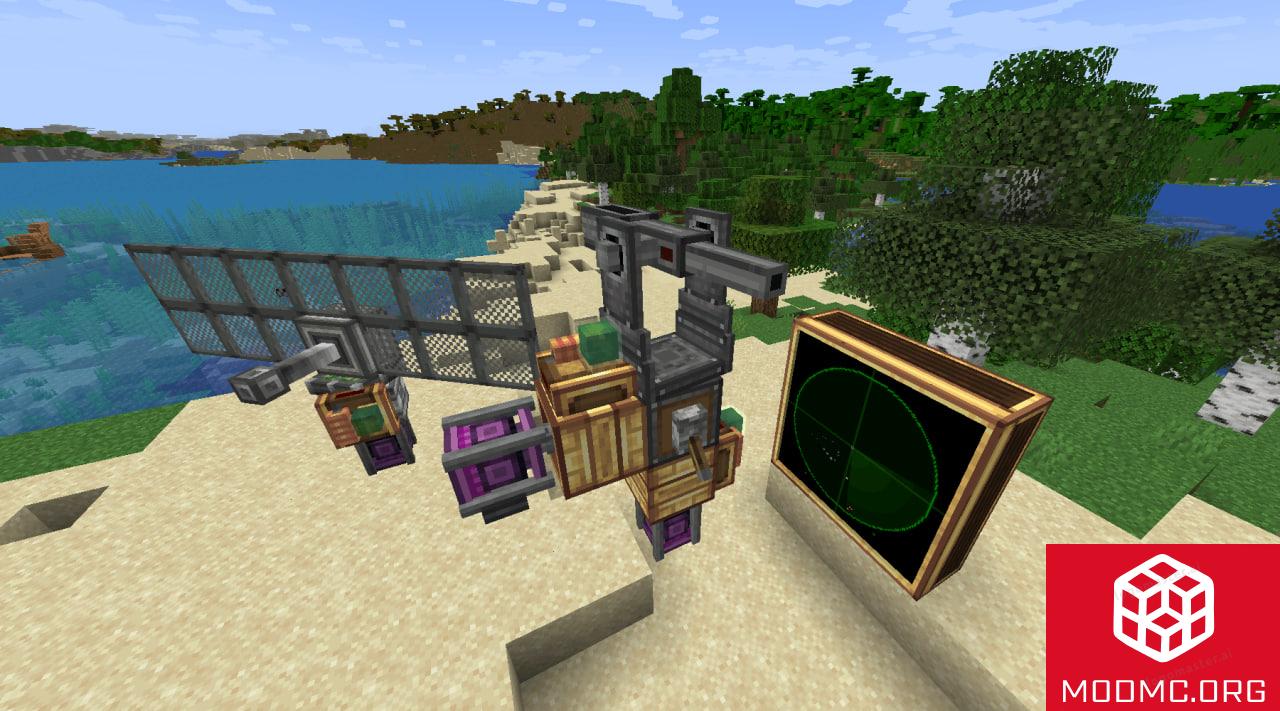 Типы Радаров из Мода Radars в Майнкрафт