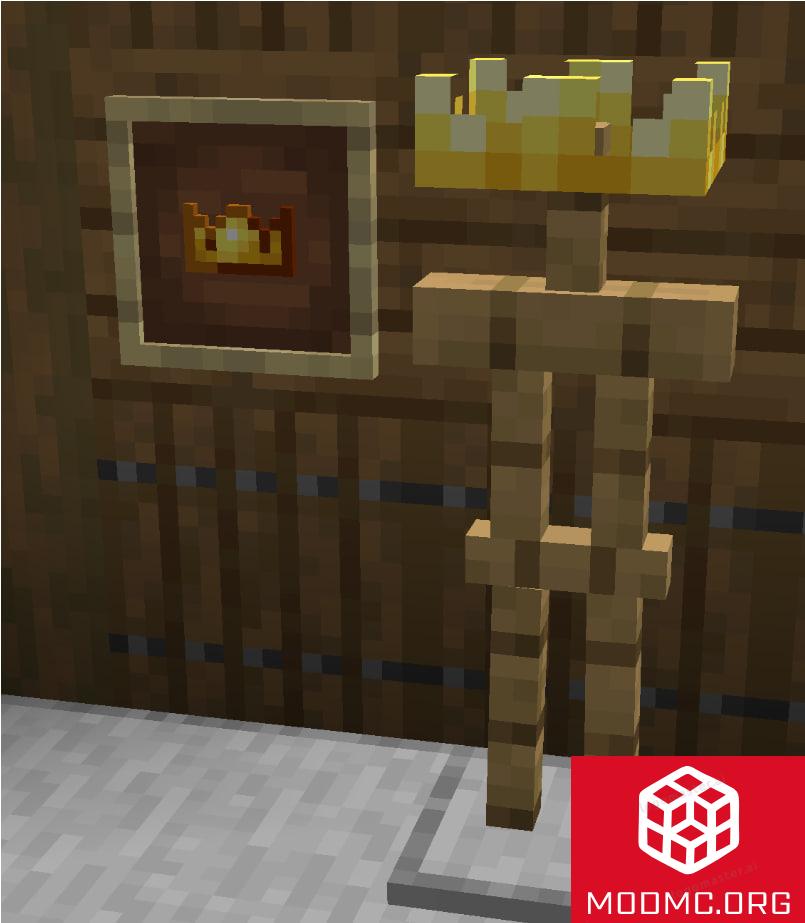 Корона из Мода Golden Crowns в Майнкрафт