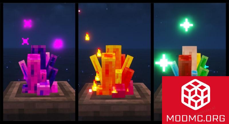 Декор из Мода Magic Vibe Decorations в Майнкрафт