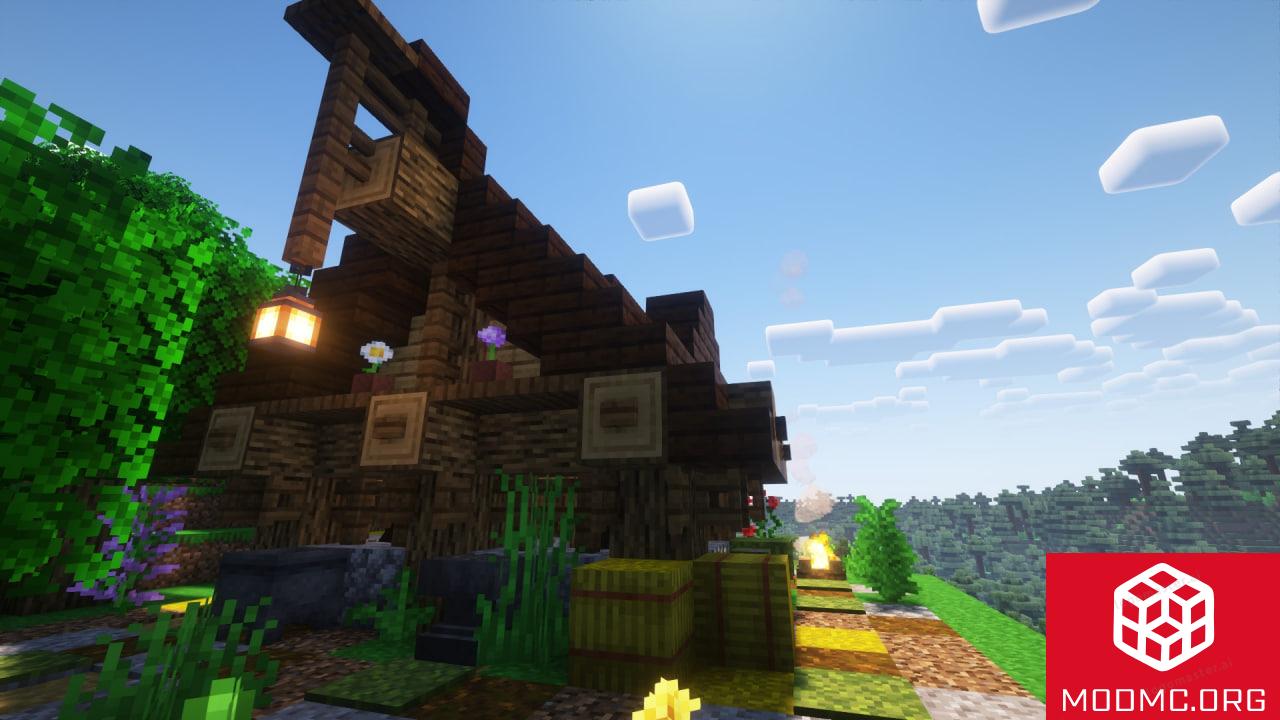 Дом из Мода на Конюшни в Майнкрафт