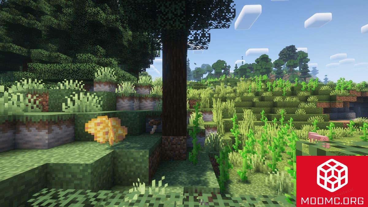 Грибы из Мода Shroomtopia в Майнкрафт