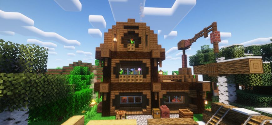 Скачать Мод на Лесопилку в Майнкрафт