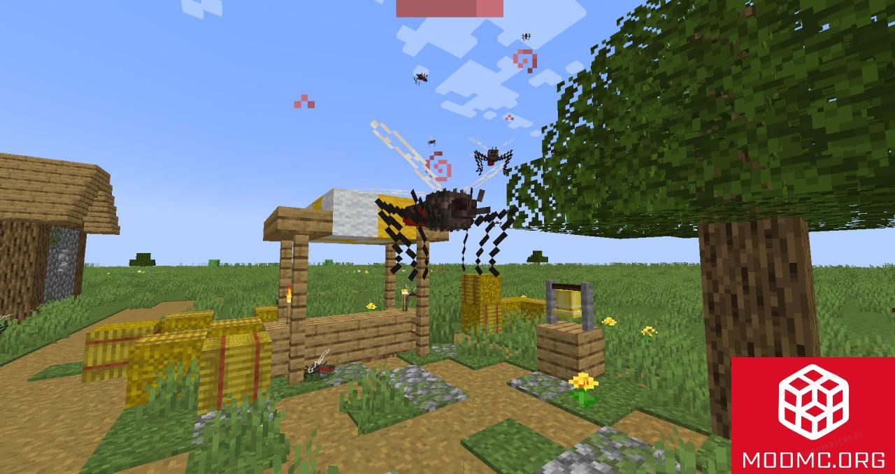 Моб из Мода The Blood Flies в Майнкрафт