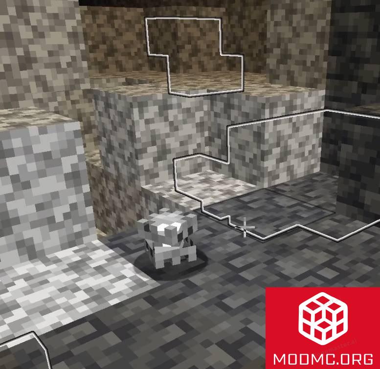 Моб из Мода на Помощников в Майнкрафт