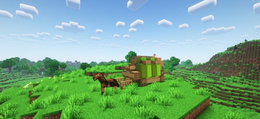 Скачать Мод на Повозки в Майнкрафт
