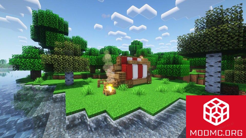 Повозка из Мода Small Wagons в Майнкрафт