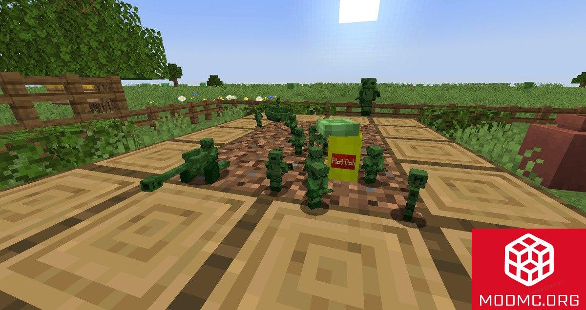 Война из МодаMilitaristic Play-Doh в Майнкрафт