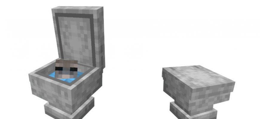 Скачать Мод на Туалет в Майнкрафт