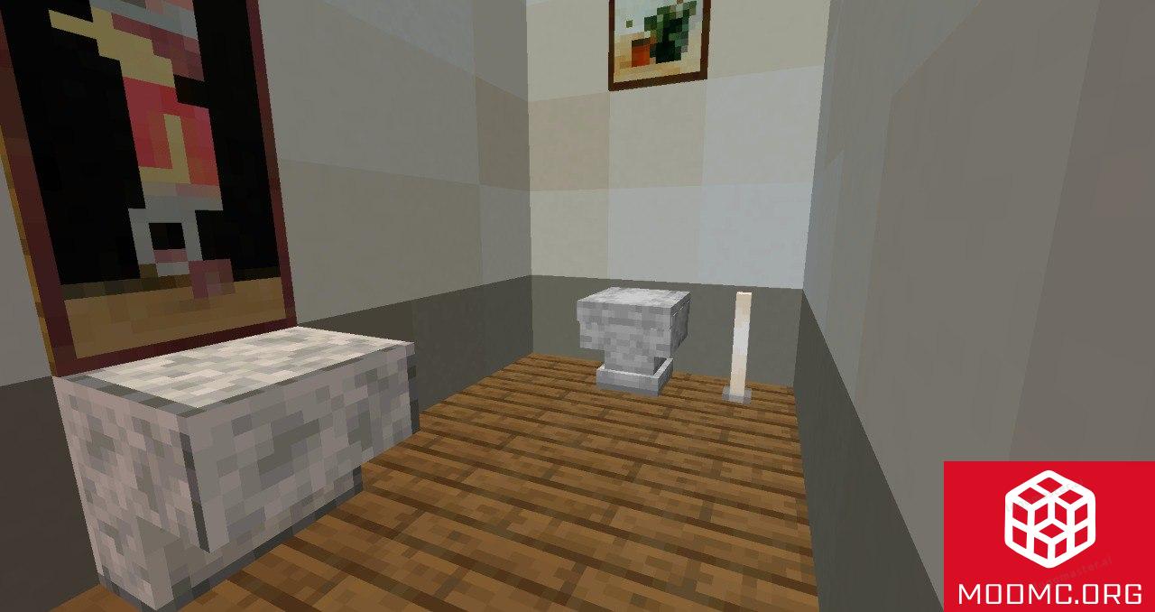 Туалет из Мода The Butt Ghost в Майнкрафт