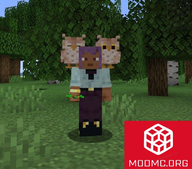 Сова из Мода Animal Garden - Owl в Майнкрафт