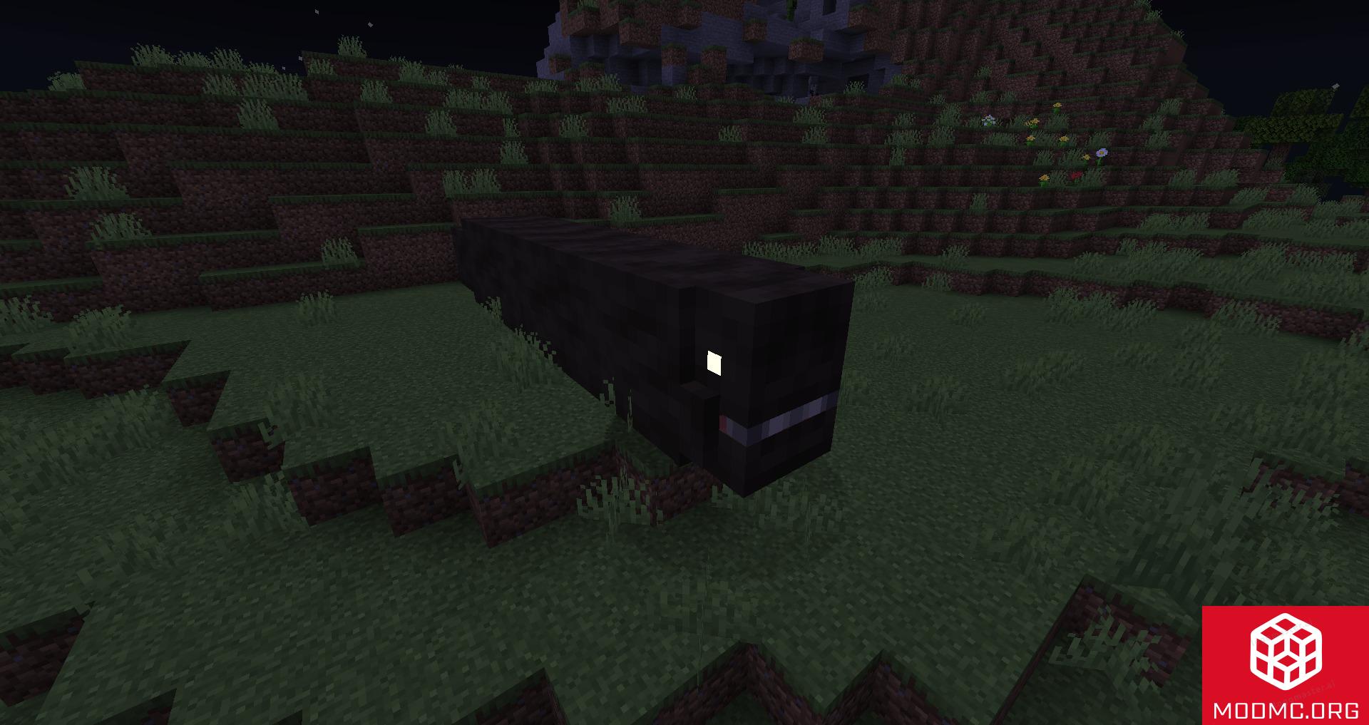 Червь из Мода Bridge Worm: Reborn в Майнкрафт 