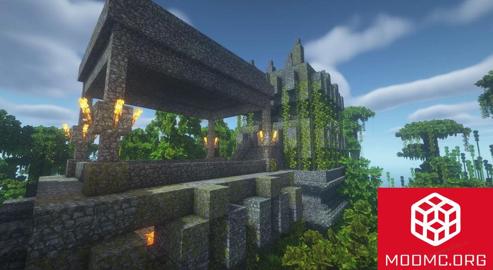 Данжи из Мода Awesome Dungeon в Майнкрафт