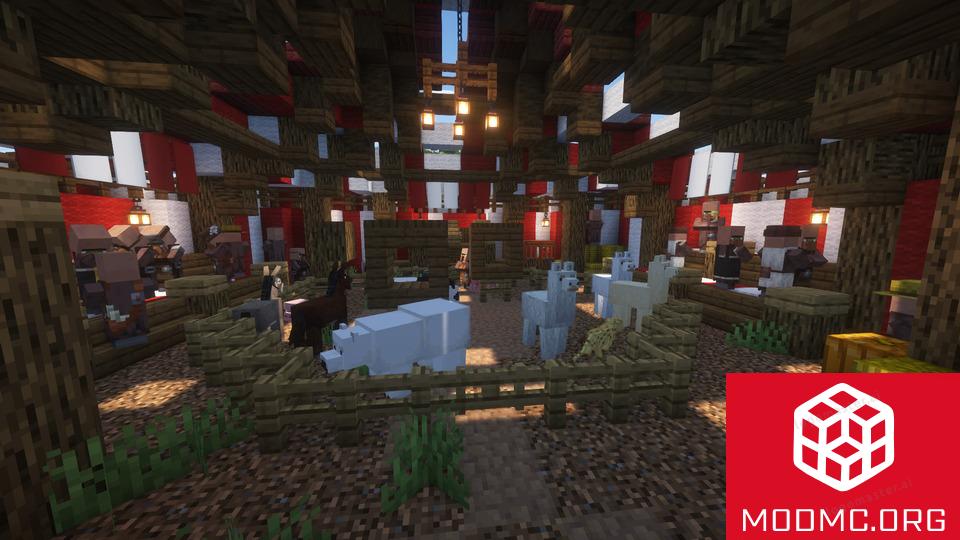 Дом из Мода на Цирк в Майнкрафт