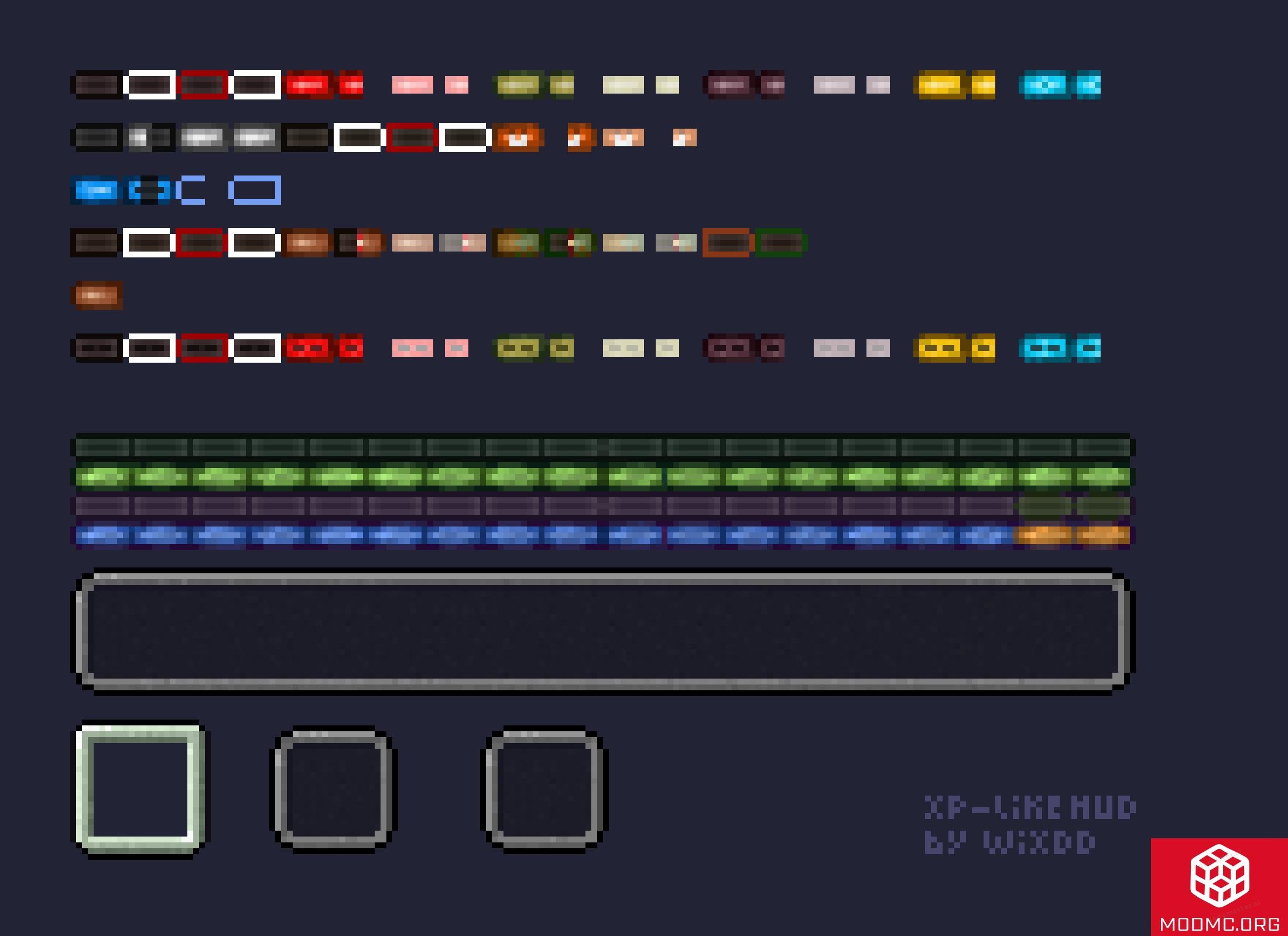 Интерфейс из Мода на Новый Худ в Майнкрафт