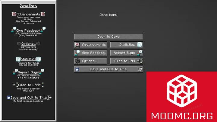 Иконки из Мода Icons в Майнкрафт