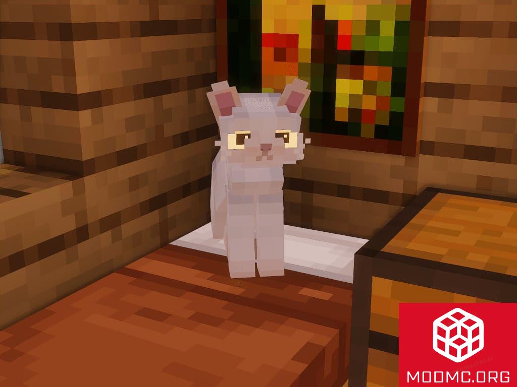 Животные из Мода на Котиков в Майнкрафт