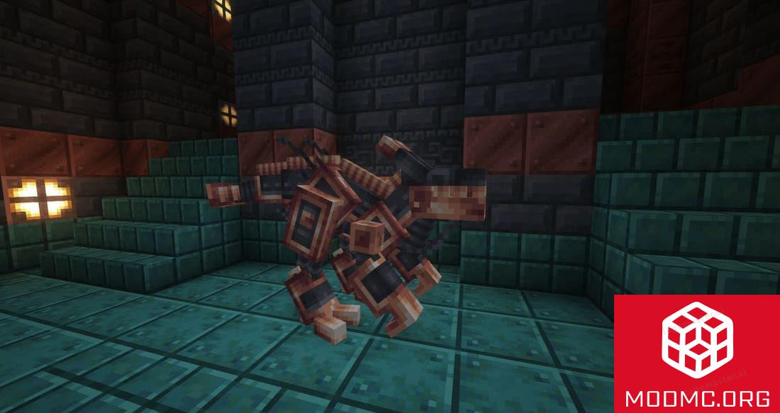 Динозавр из Мода Robot Dinos в Майнкрафт